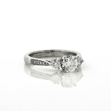 1.30CT Round Cut  Diamond Engagement Ring